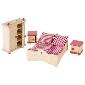 Puppenmöbel Schlafzimmer Bauernhausstil